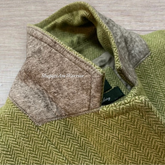 J.Crew sage green herringbone wool Hack ing jacket shop@iamwarrior - Picture 13 of 16